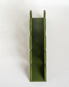 top view of monstera napkin holder
