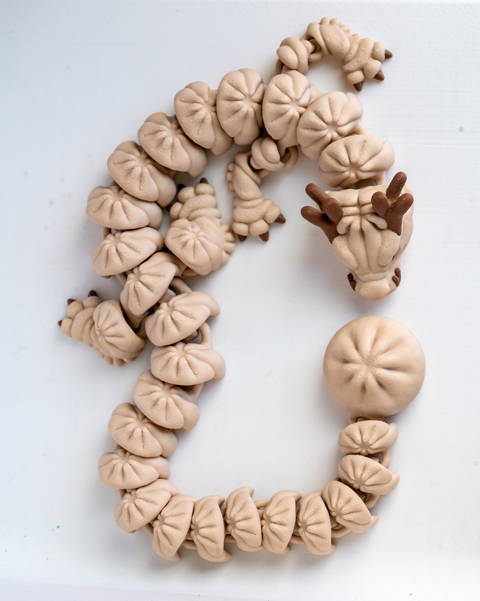 3d printed dumplings dragon