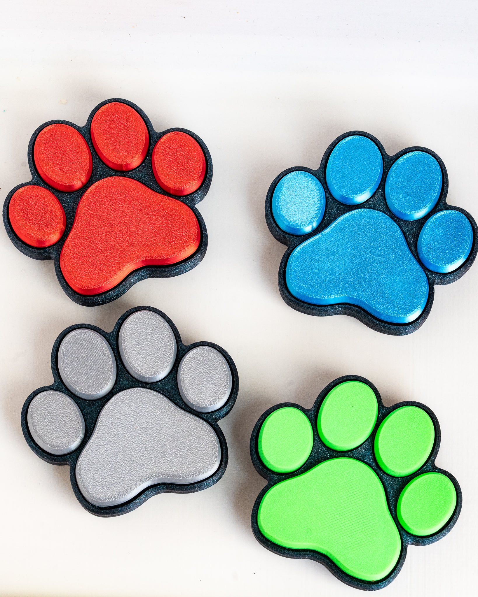 Cat Paw Clicker Keyring | 3D Printed Paw Desk Clicker | Magic Moments 3D Farm