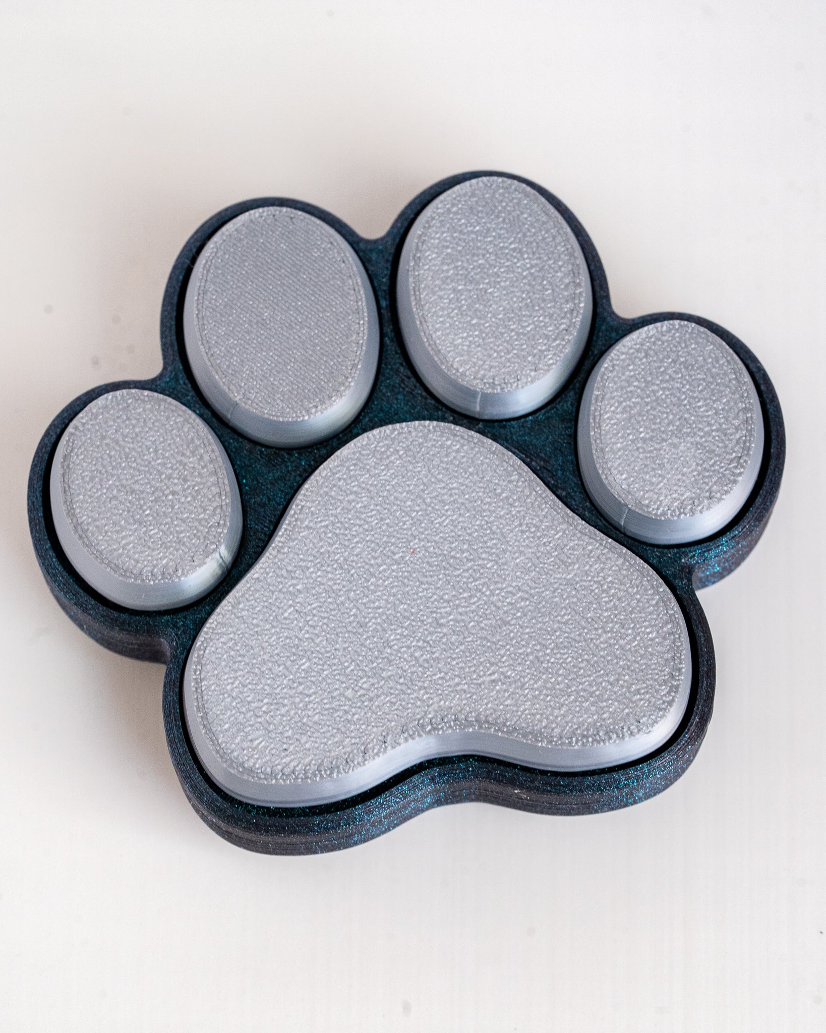 Cat Paw Clicker Keyring | 3D Printed Paw Desk Clicker | Magic Moments 3D Farm