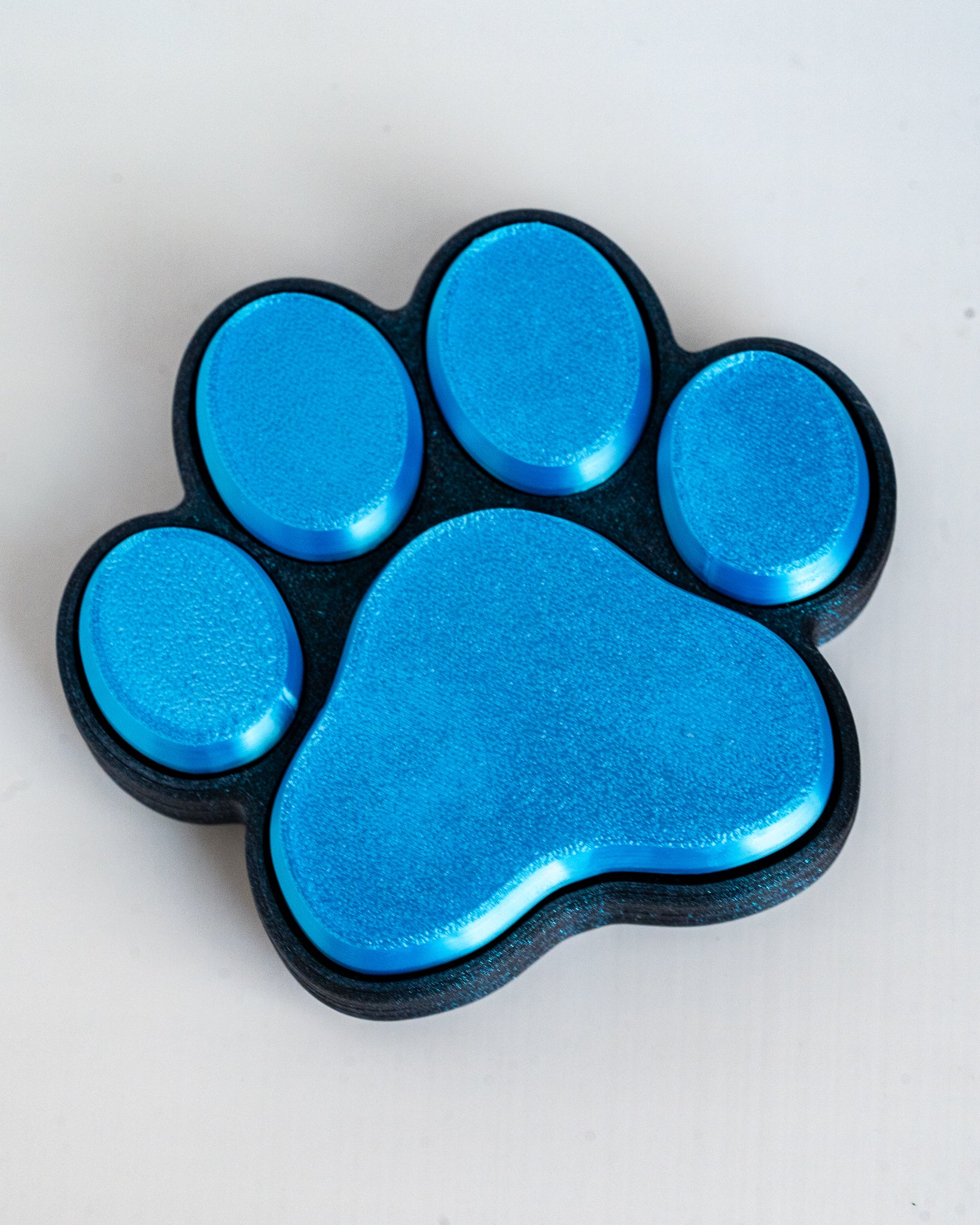 Cat Paw Clicker Keyring | 3D Printed Paw Desk Clicker | Magic Moments 3D Farm