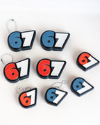 67 Clickers | Viral Six Seven Trend Clicker & Keychain