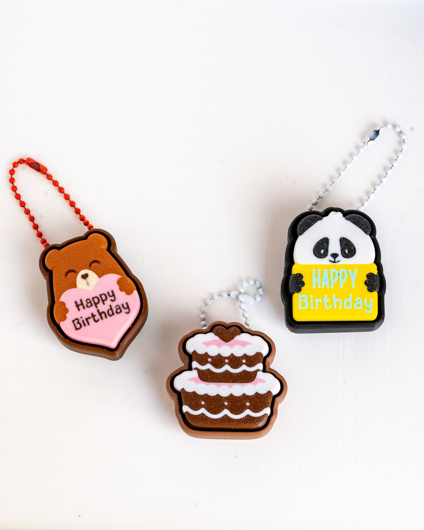 Birthday Clickers Collection | Panda, Bear & Cake