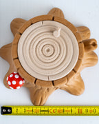 Bird Tree Stump Playset | Woodland Bird Figures with Storage | Magic Moments 3D Farm