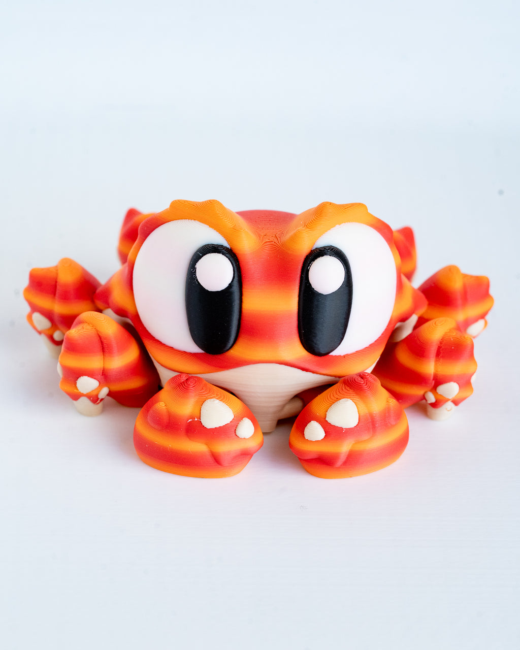Cute Articulated Fidget Crab 3D Printed Sensory Desk Decorative Gift UK