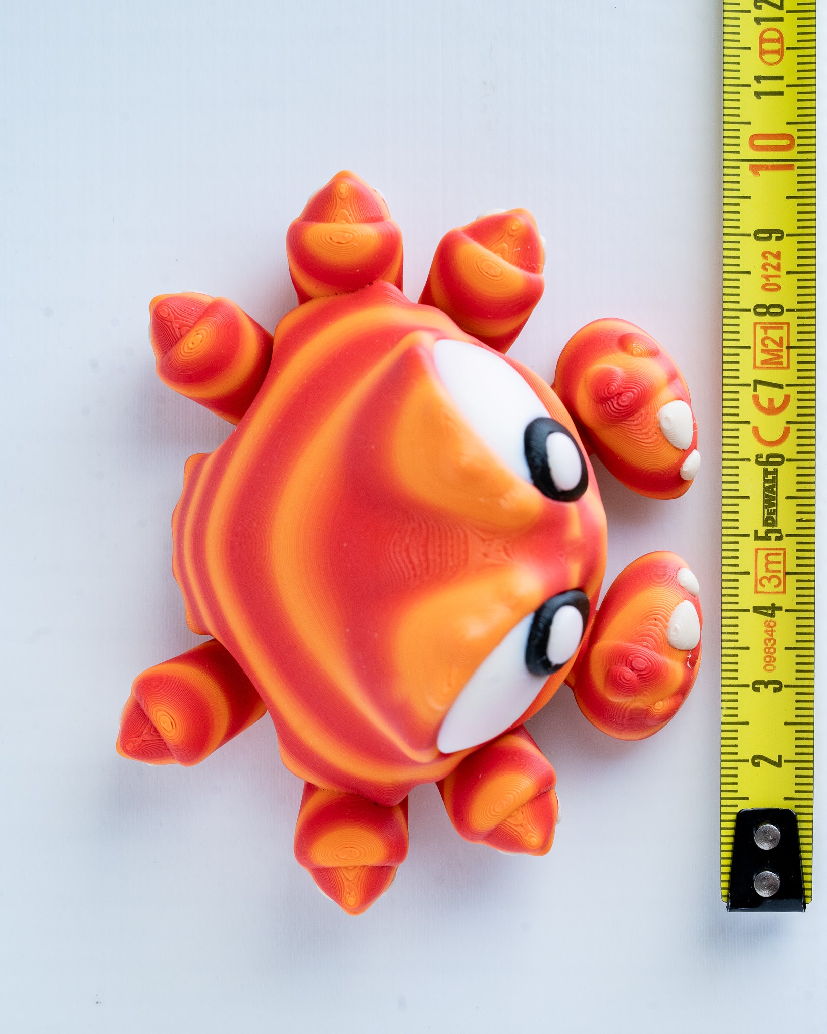 Cute Articulated Fidget Crab 3D Printed Sensory Desk Decorative Gift UK