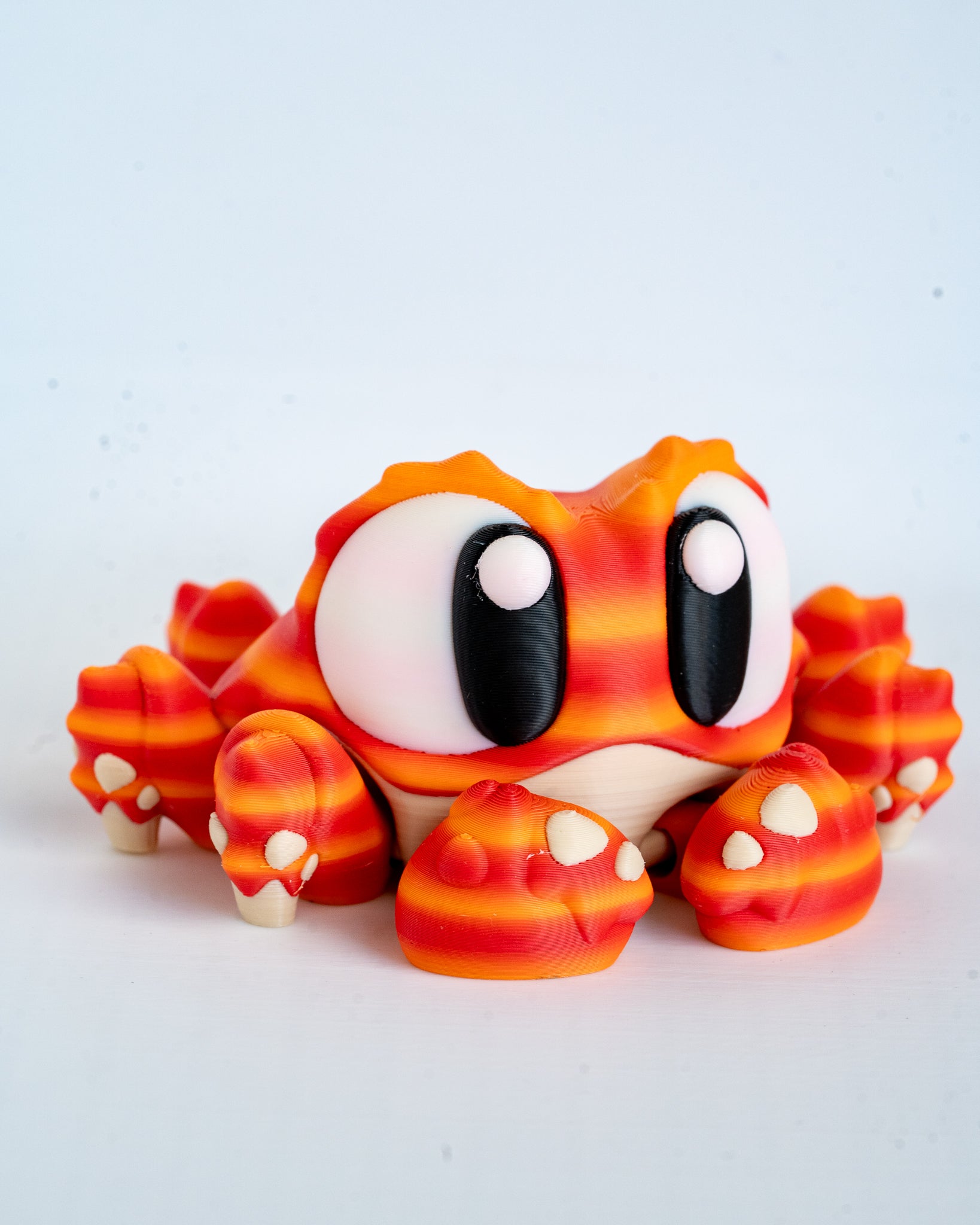 Cute Articulated Fidget Crab 3D Printed Sensory Desk Decorative Gift UK