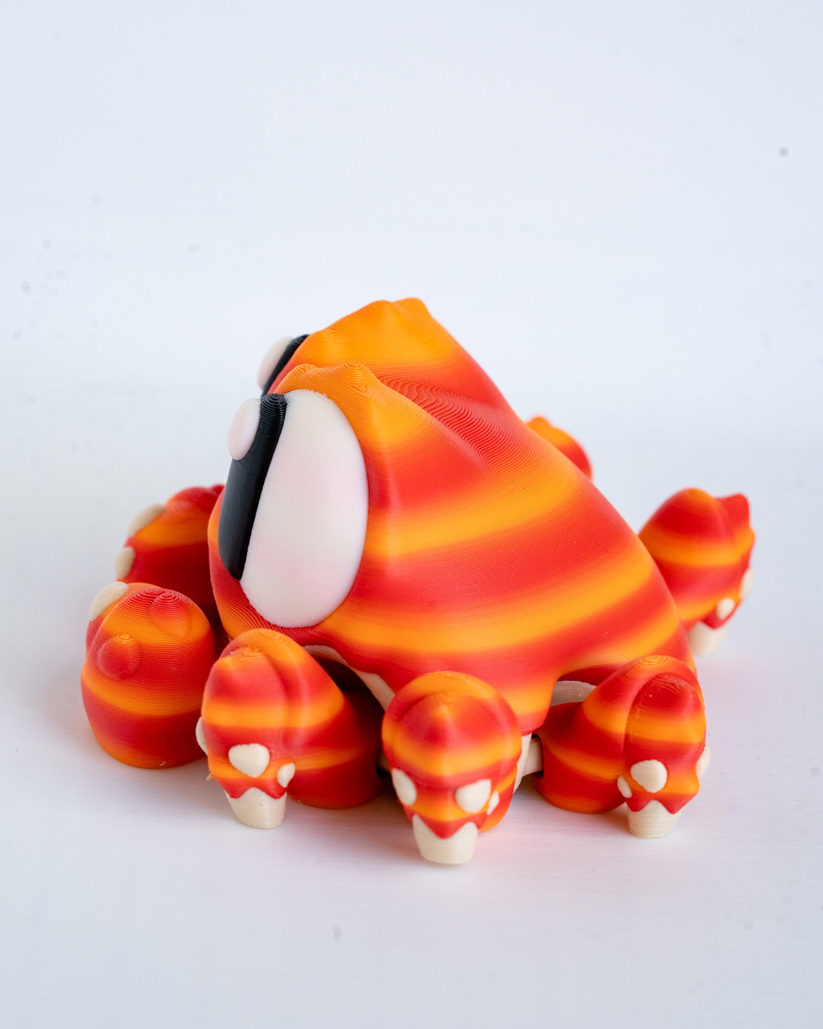 Cute Articulated Fidget Crab 3D Printed Sensory Desk Decorative Gift UK