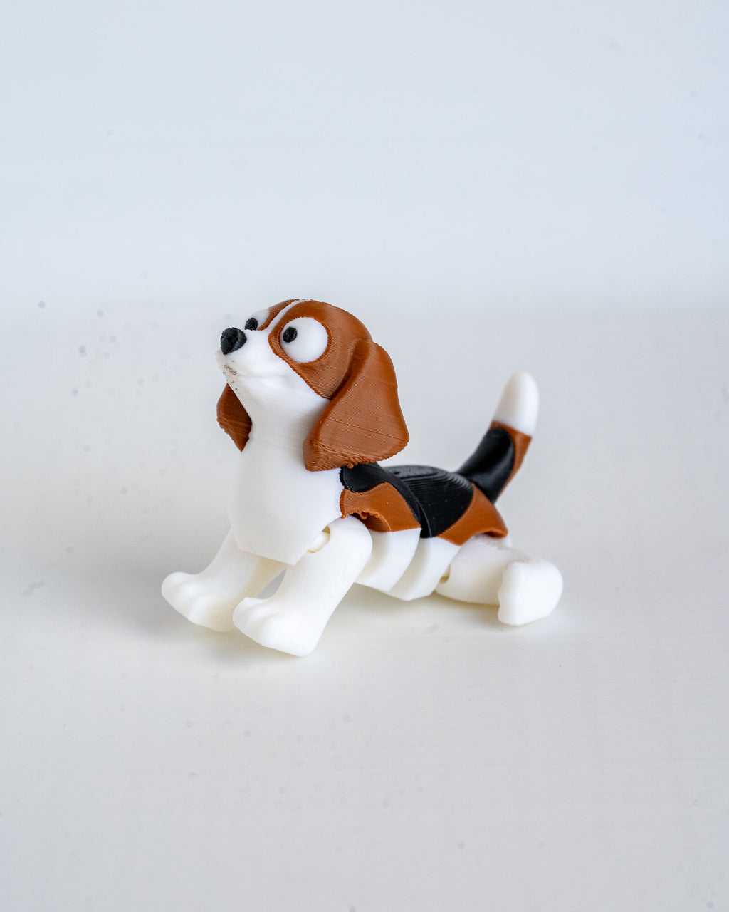Beagle Camping Playset | 3D Printed Dog with Tent & Campfire | Dog Lover Gift