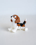 Beagle Camping Playset | 3D Printed Dog with Tent & Campfire | Dog Lover Gift