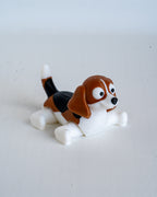 Beagle Camping Playset | 3D Printed Dog with Tent & Campfire | Dog Lover Gift