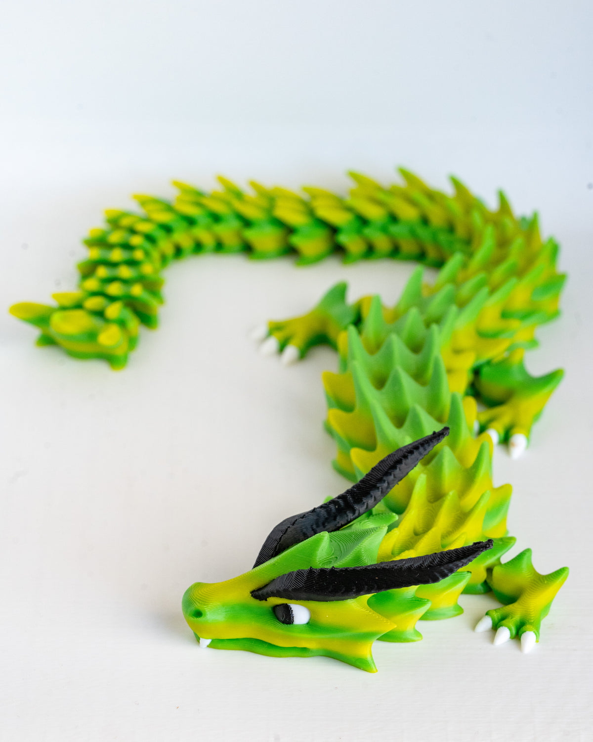 Shadowhunter Green Dragon - Articulated 3D Printed Fantasy Dragon