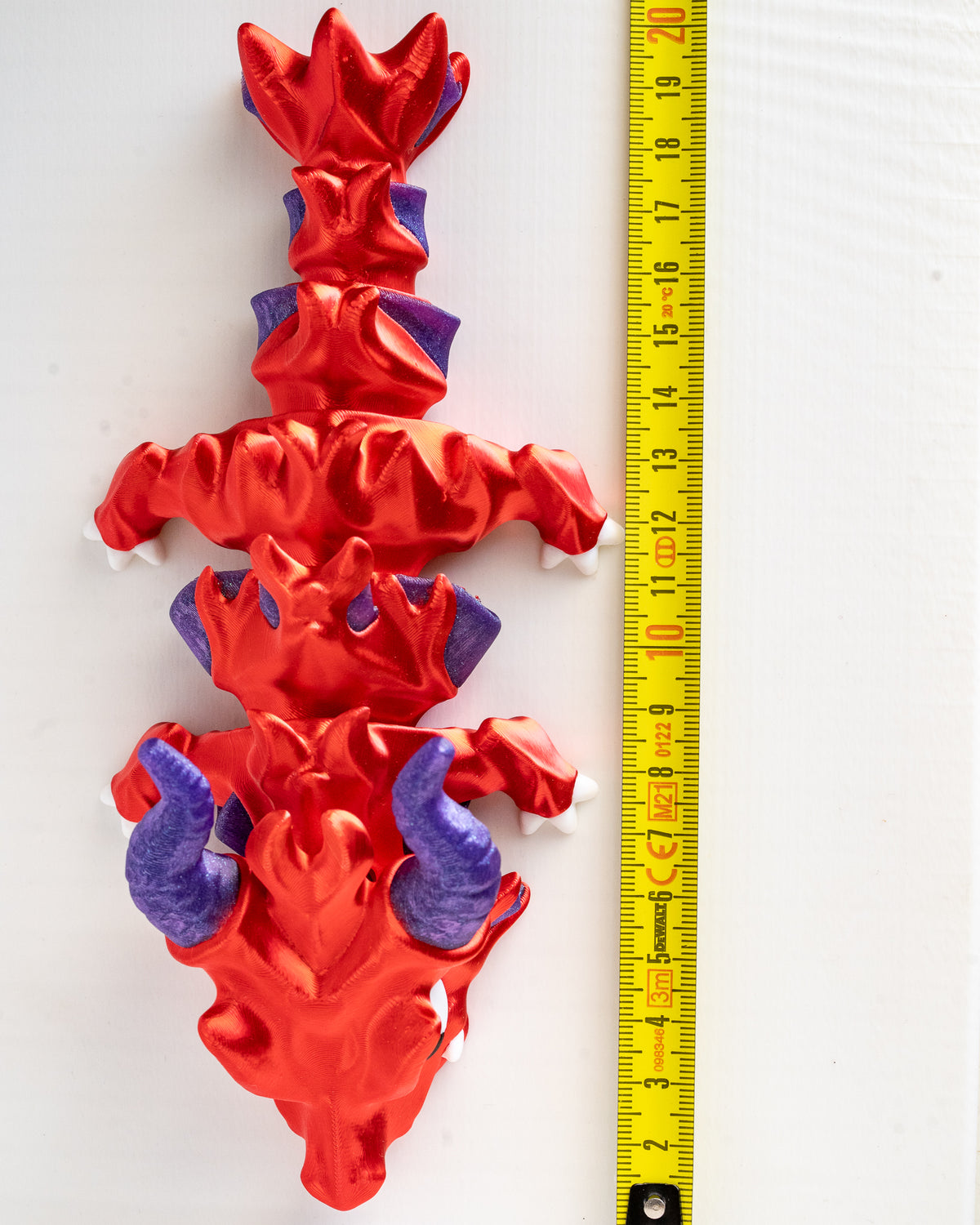 Mudrak Red Dragon - Articulated 3D Printed Fantasy Dragon
