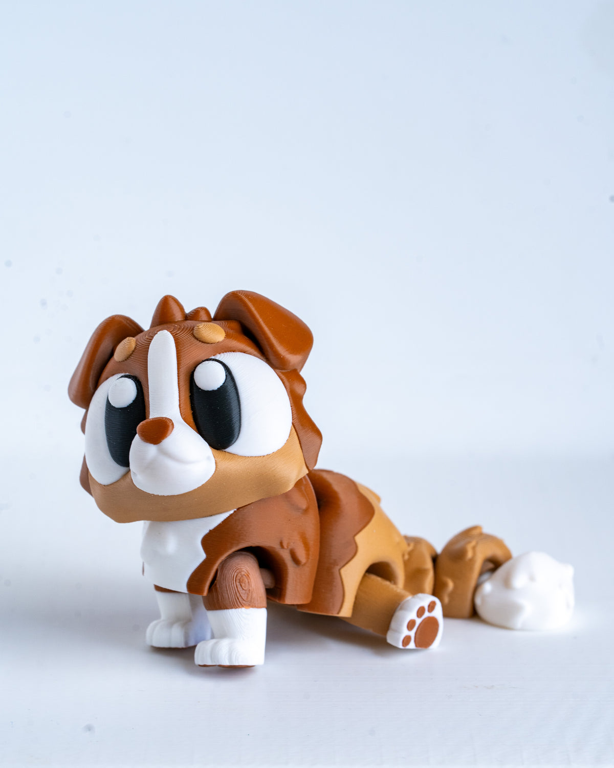 Australian Shepherd Articulated 3D Printed Dog Figurine