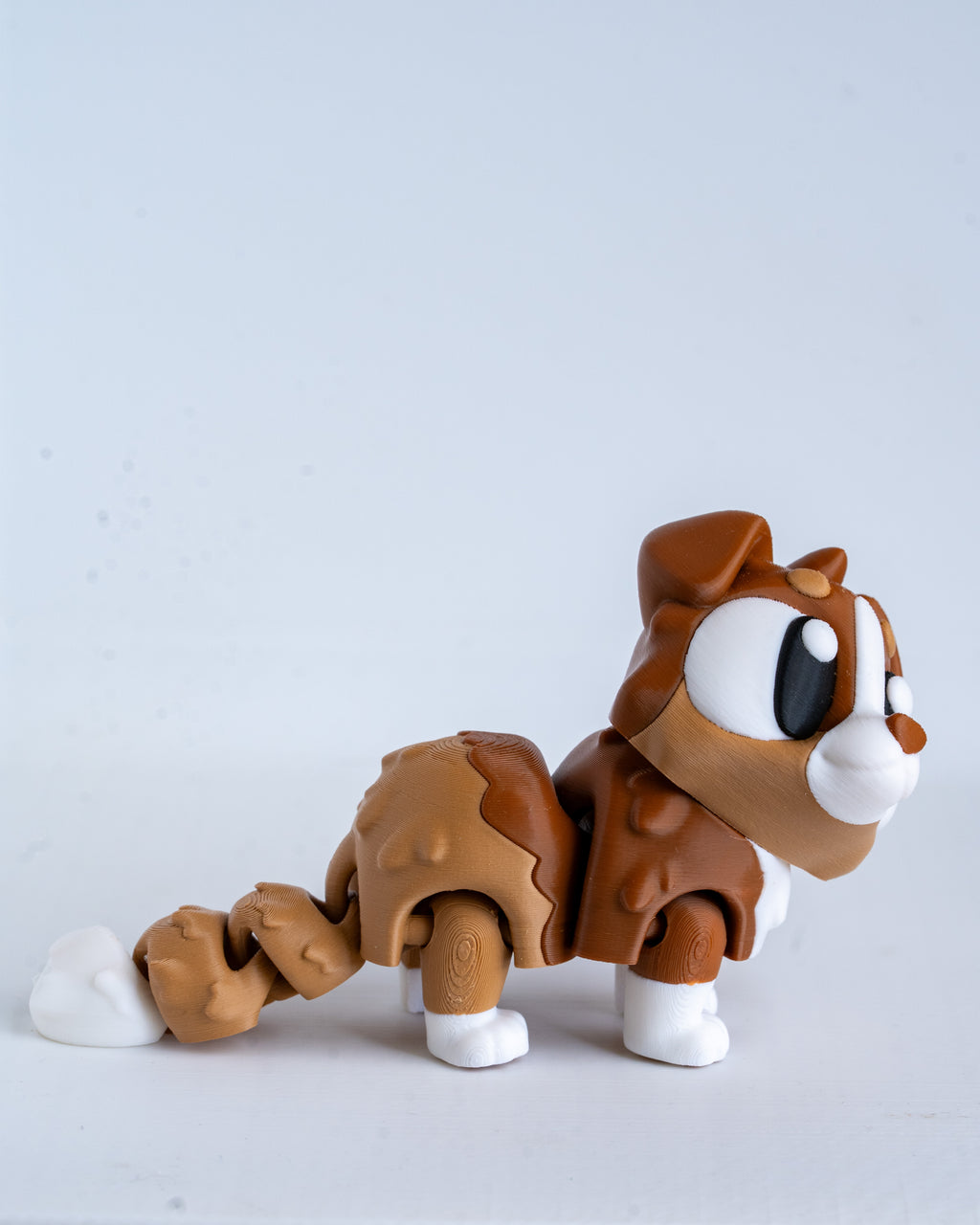 Australian Shepherd Articulated 3D Printed Dog Figurine