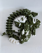 Monstera Variegata Dragon - Large Articulated 3D Printed Dragon