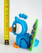 Colourful Peacock - 3D Printed Bird Figurine