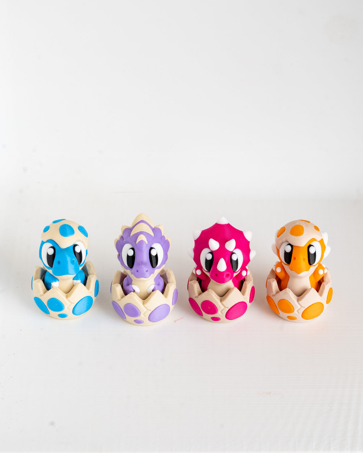 Baby Dino Clicker - 3D Printed Dinosaur in Egg