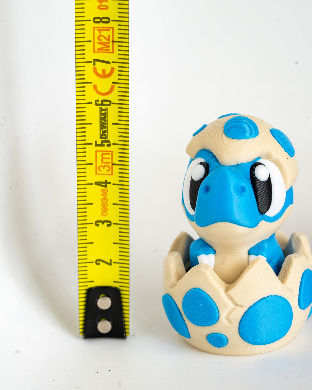 Baby Dino Clicker - 3D Printed Dinosaur in Egg