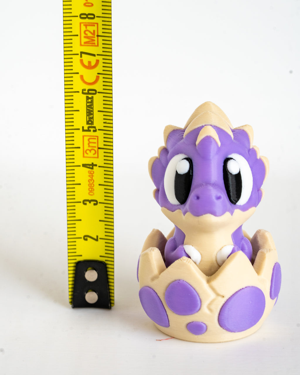 Baby Dino Clicker - 3D Printed Dinosaur in Egg
