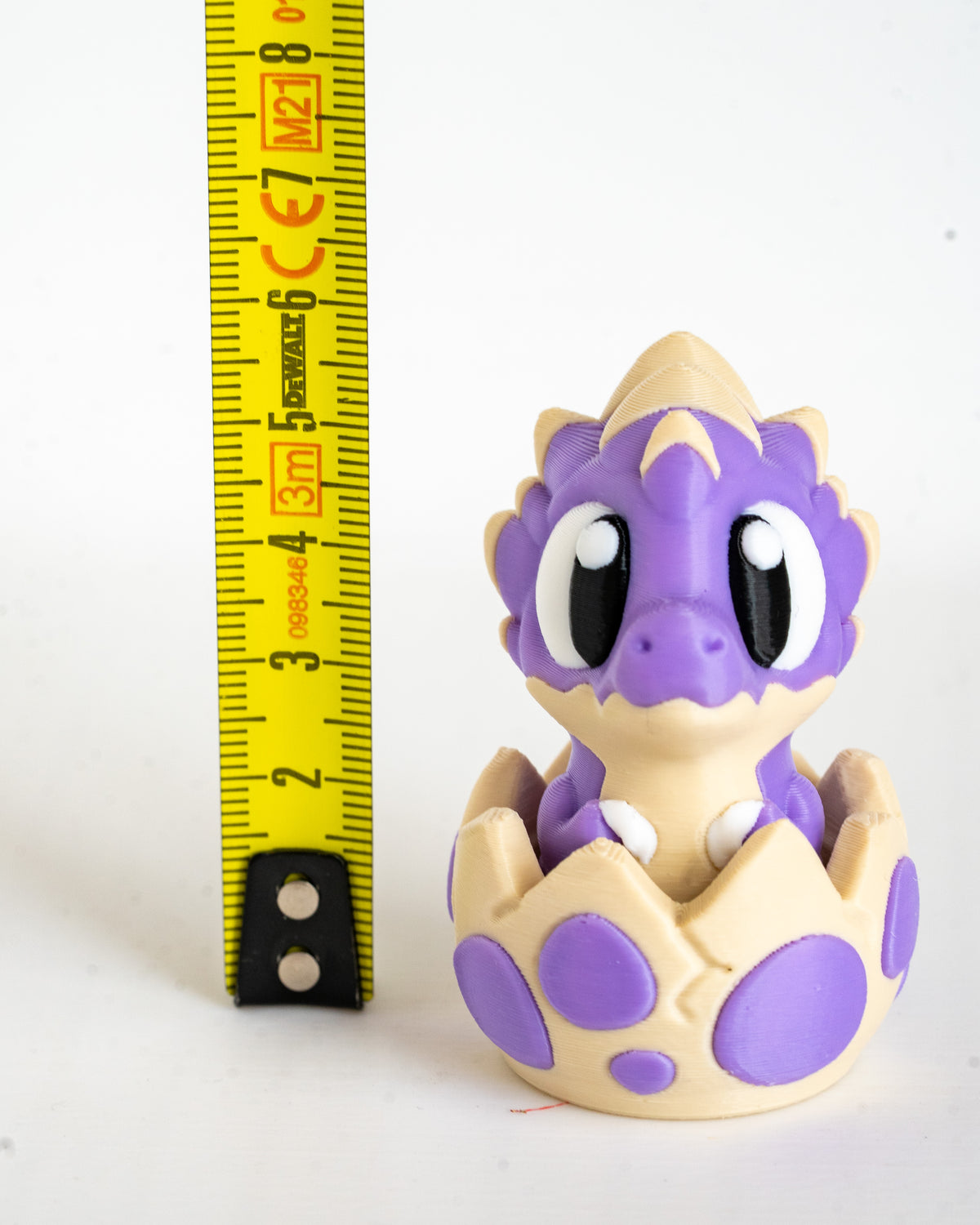 Baby Dino Clicker - 3D Printed Dinosaur in Egg