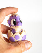 Baby Dino Clicker - 3D Printed Dinosaur in Egg