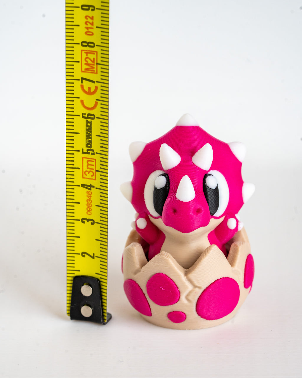 Baby Dino Clicker - 3D Printed Dinosaur in Egg