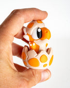 Baby Dino Clicker - 3D Printed Dinosaur in Egg