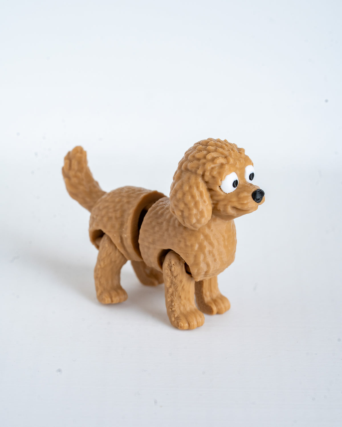 Goldendoodle - Articulated 3D Printed Dog Figurine