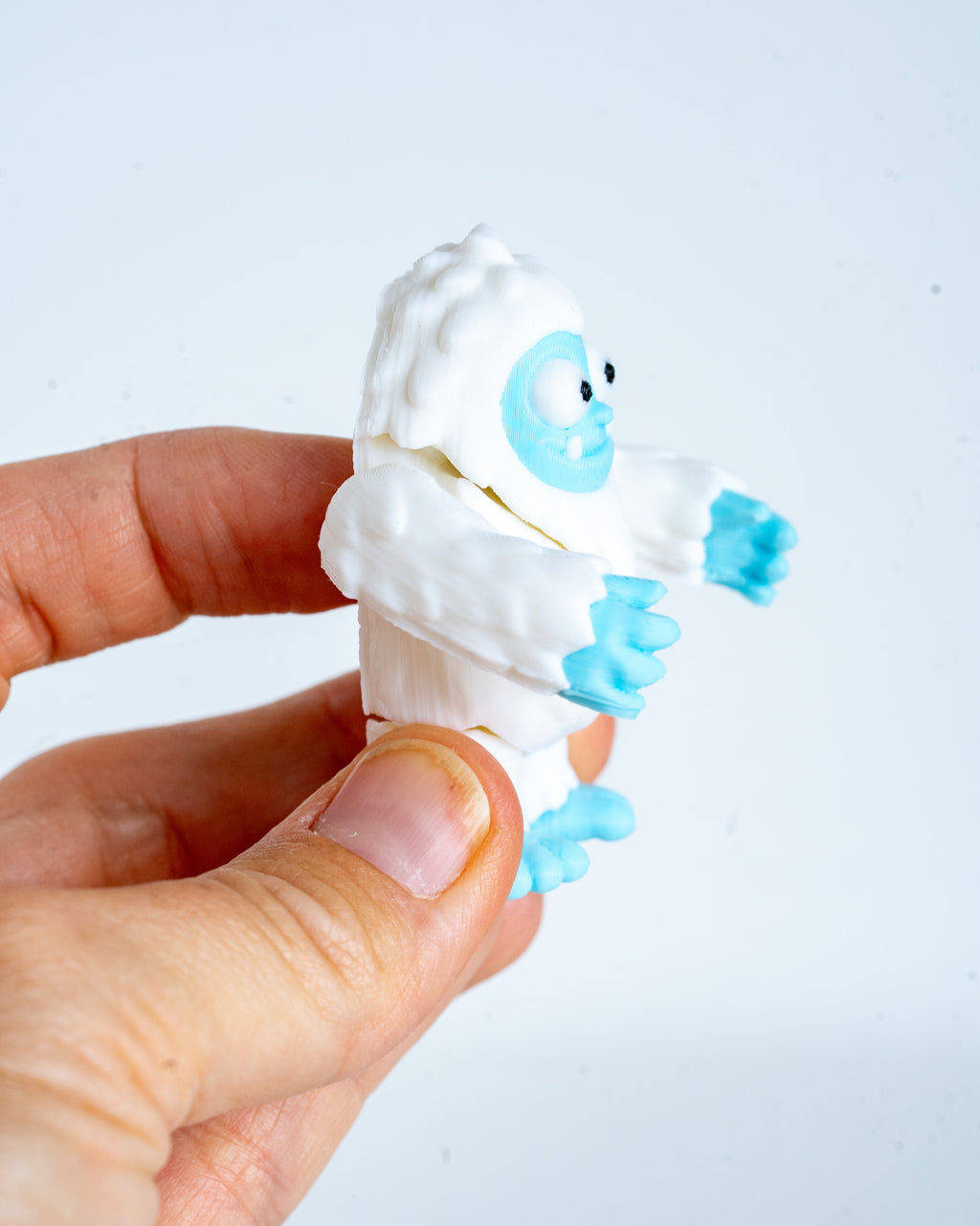Yeti with Snow Cave - 3D Printed Winter Display Set