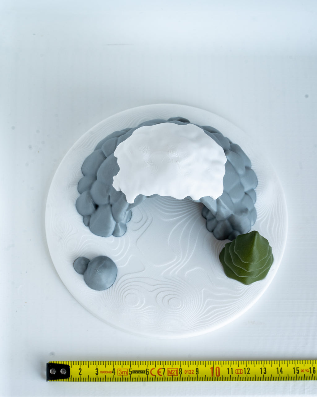 Yeti with Snow Cave - 3D Printed Winter Display Set