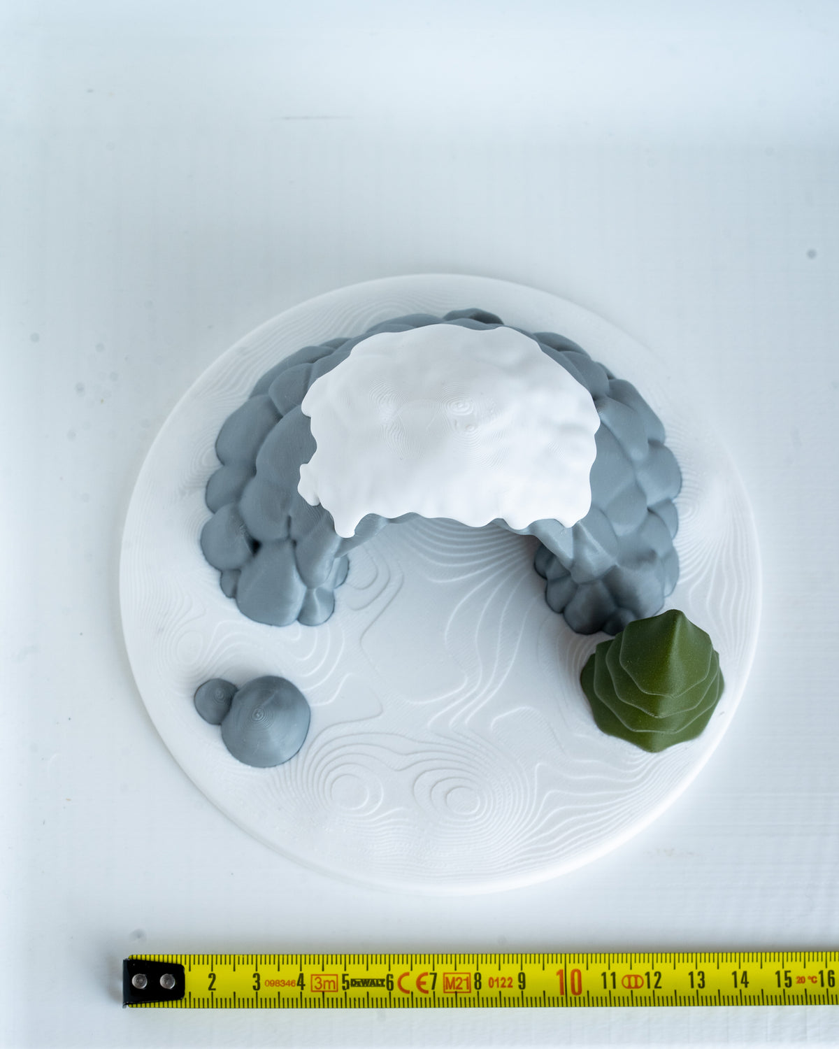 Yeti with Snow Cave - 3D Printed Winter Display Set