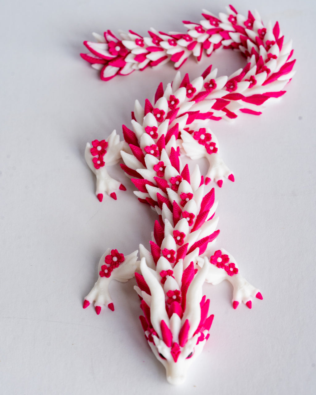 Sakura Dragon - Articulated Cherry Blossom Dragon - 3 Sizes