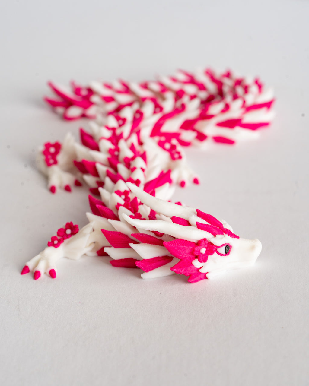 Sakura Dragon - Articulated Cherry Blossom Dragon - 3 Sizes