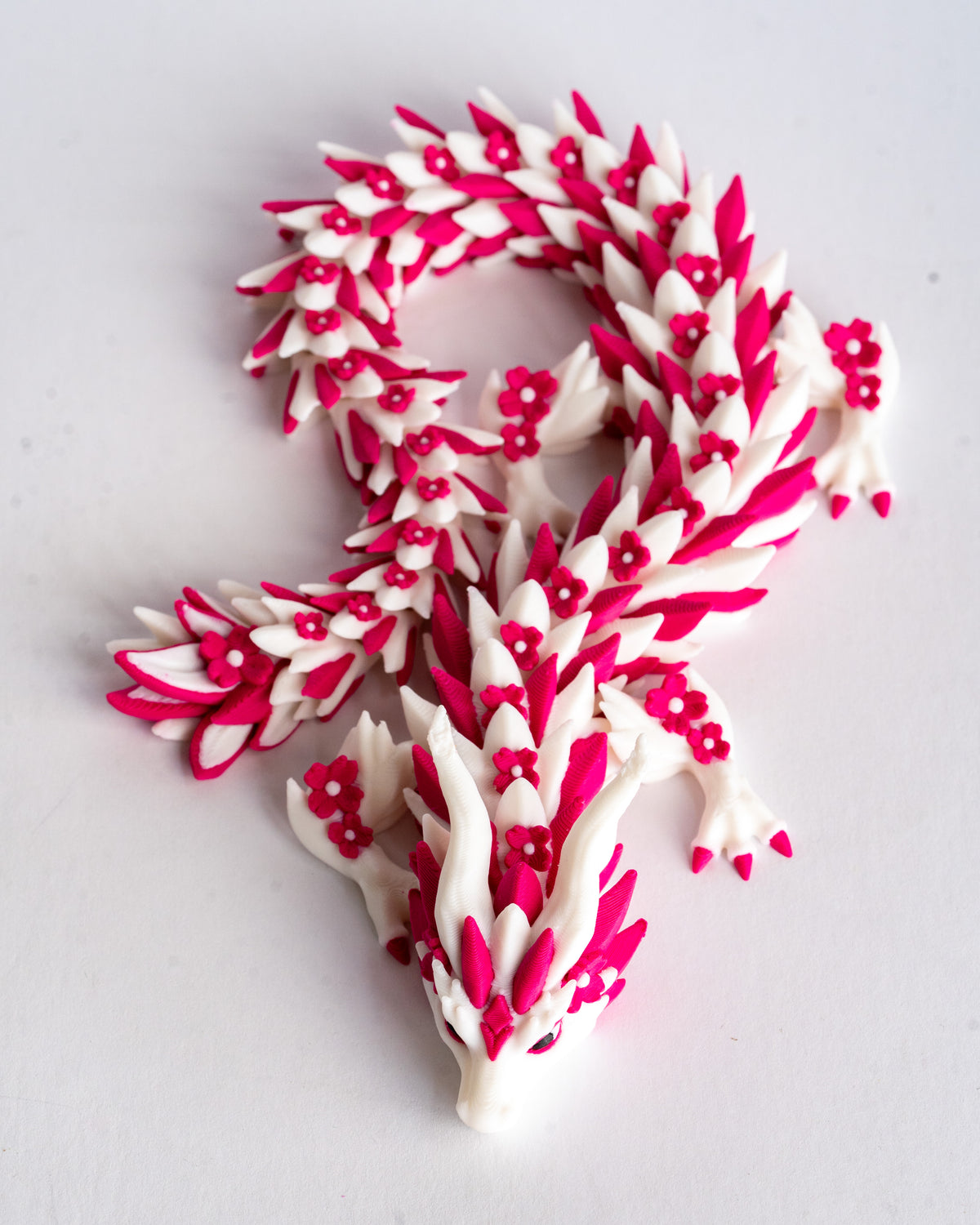 Sakura Dragon - Articulated Cherry Blossom Dragon - 3 Sizes