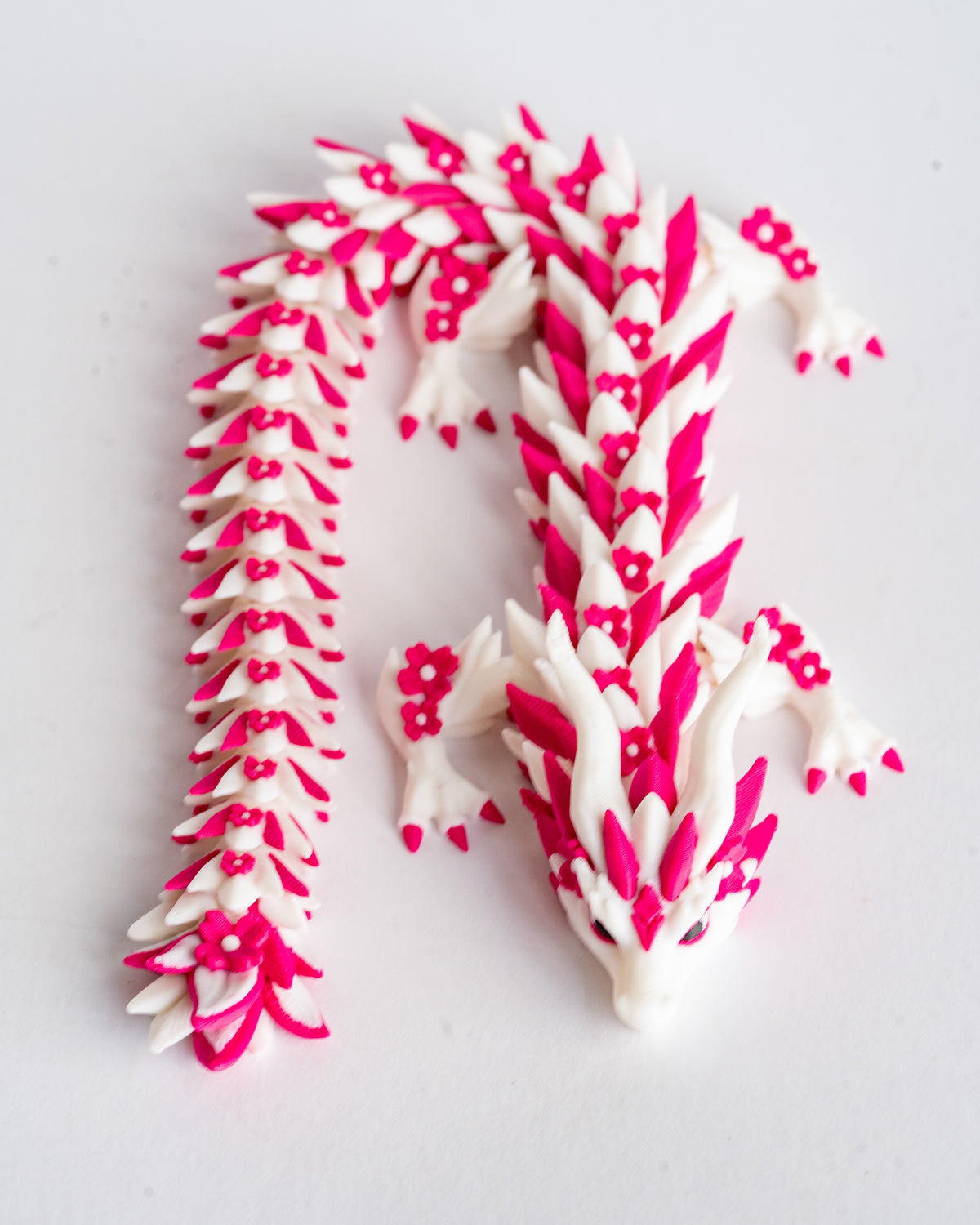 Sakura Dragon - Articulated Cherry Blossom Dragon - 3 Sizes