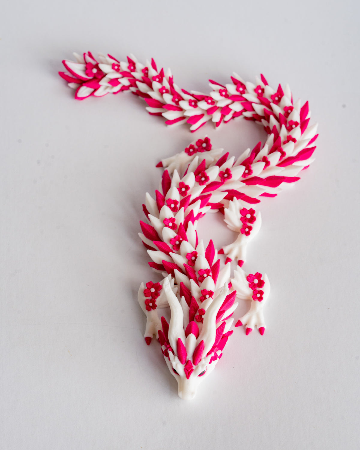 Sakura Dragon - Articulated Cherry Blossom Dragon - 3 Sizes