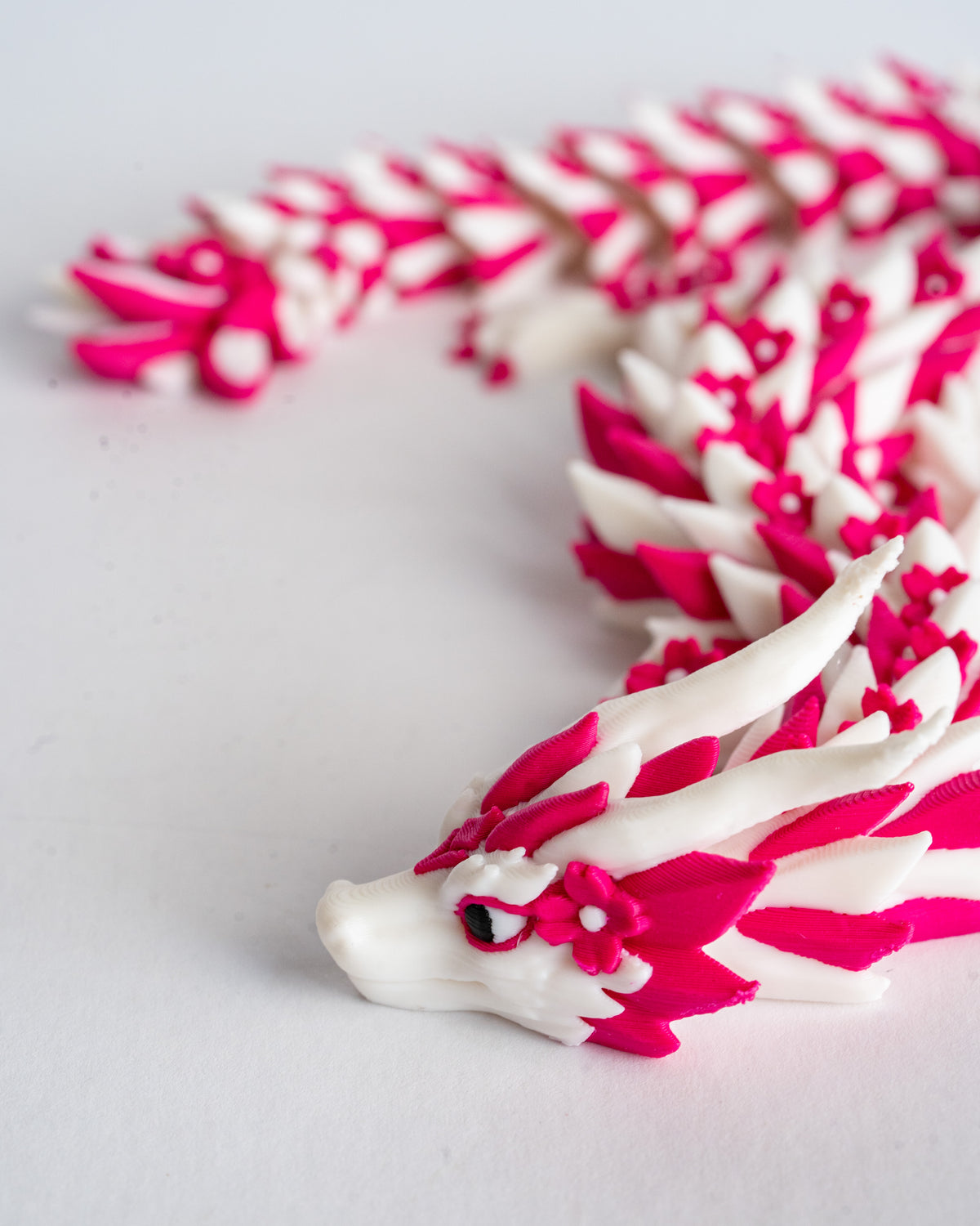 Sakura Dragon - Articulated Cherry Blossom Dragon - 3 Sizes