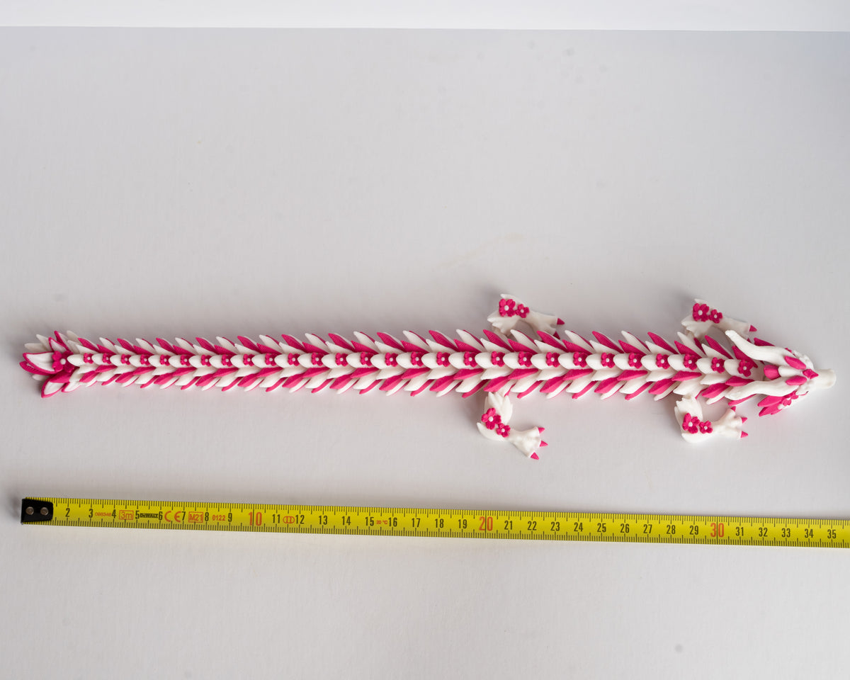 Sakura Dragon - Articulated Cherry Blossom Dragon - 3 Sizes