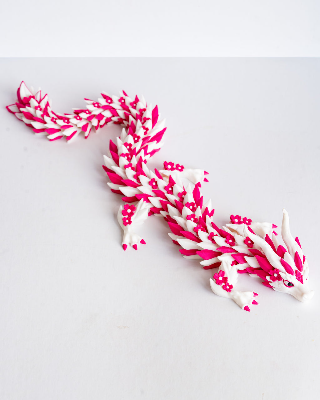 Sakura Dragon - Articulated Cherry Blossom Dragon - 3 Sizes