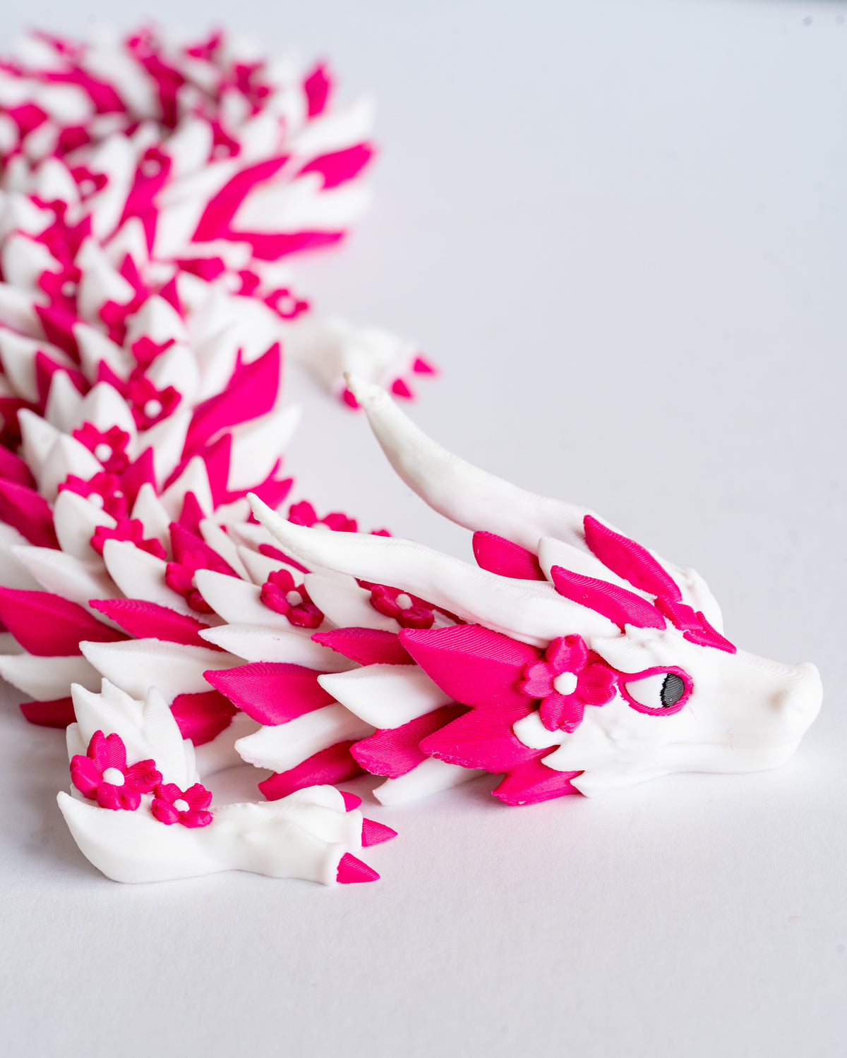 Sakura Dragon - Articulated Cherry Blossom Dragon - 3 Sizes