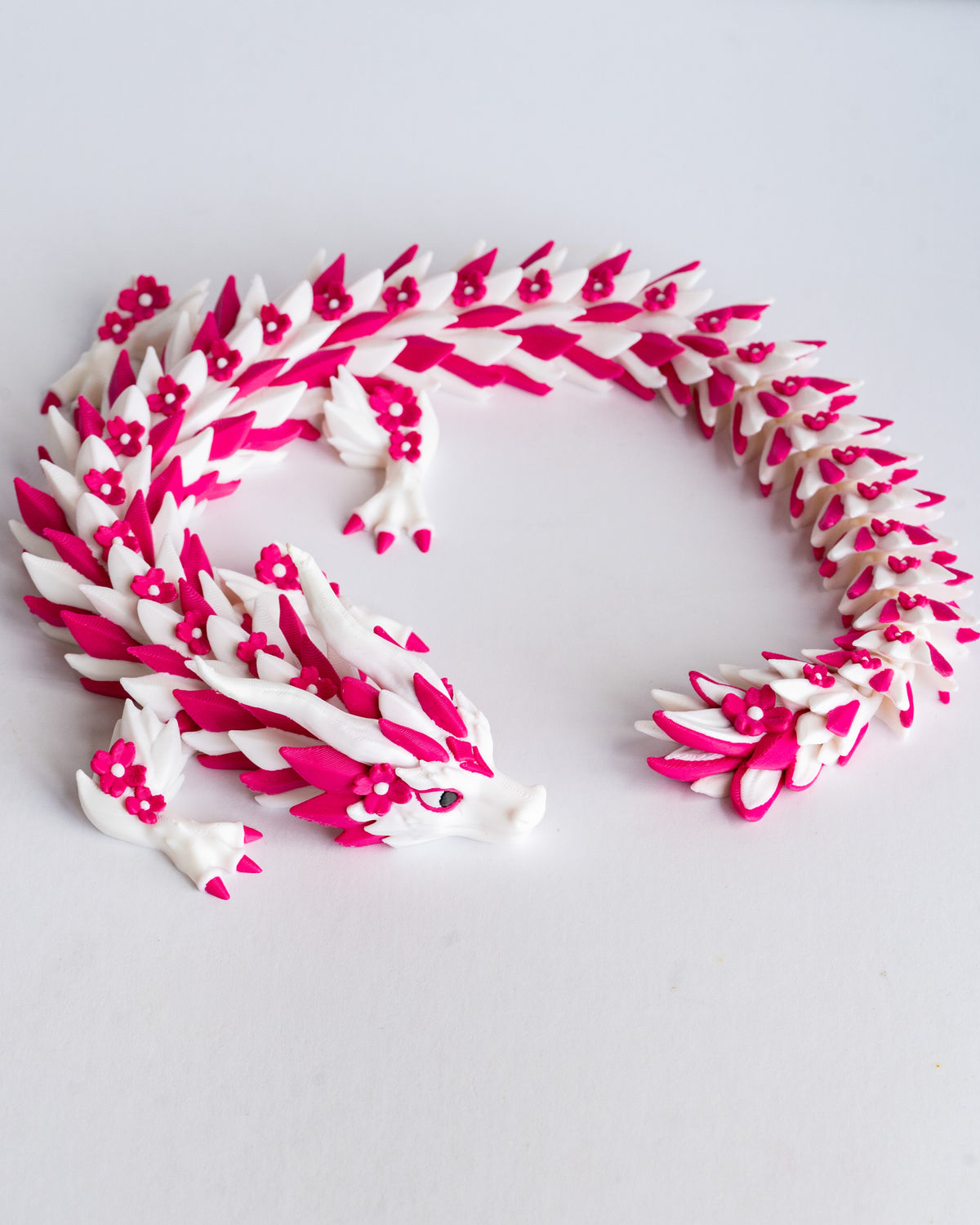 Sakura Dragon - Articulated Cherry Blossom Dragon - 3 Sizes
