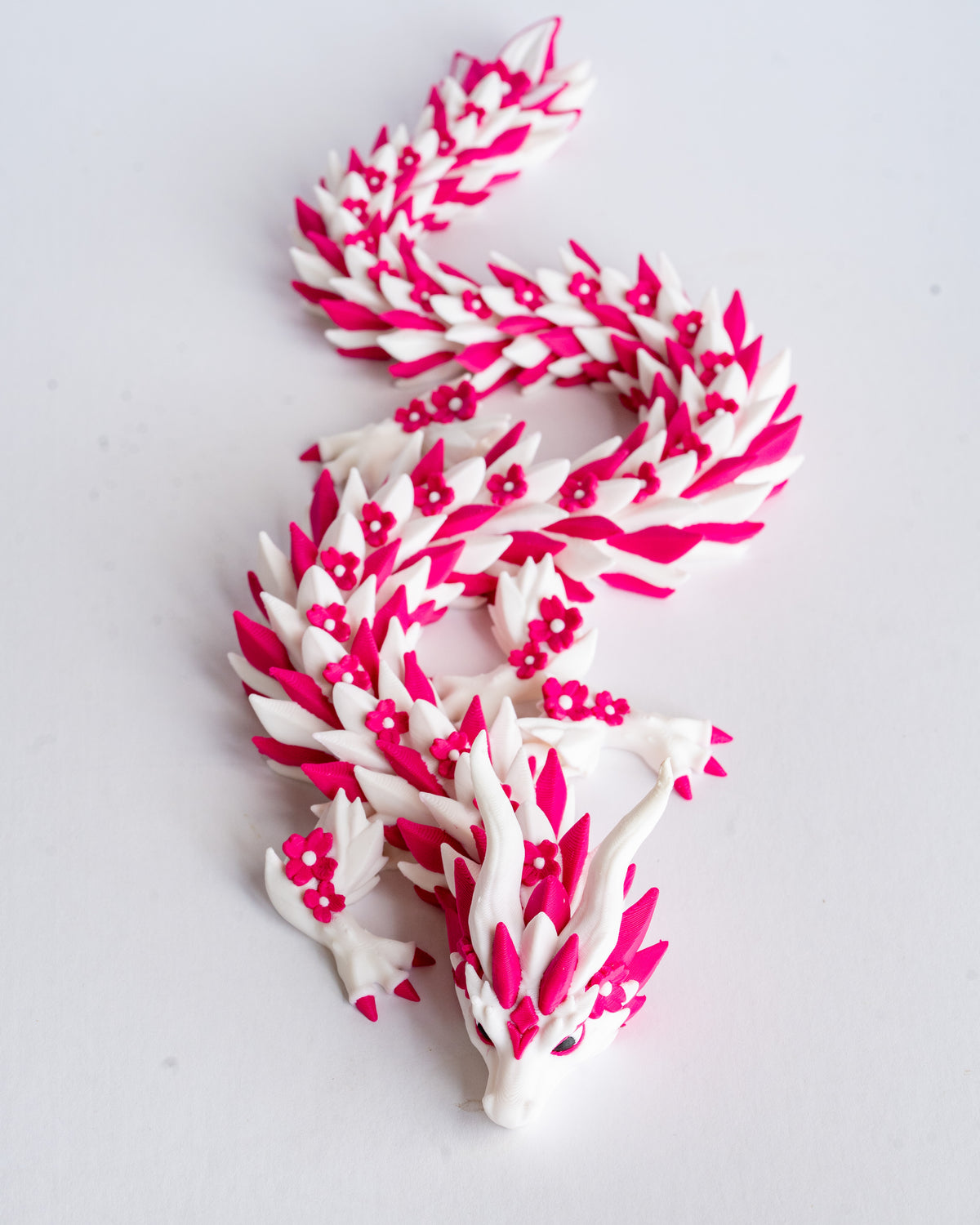Sakura Dragon - Articulated Cherry Blossom Dragon - 3 Sizes