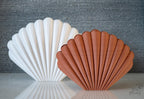 white shell napkin holder