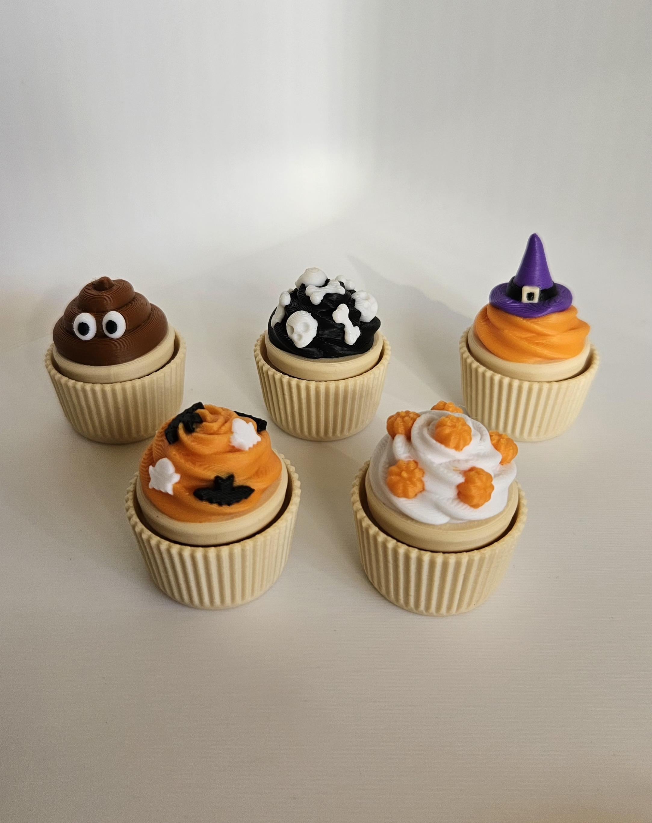 cute halloween cupcake clicker set