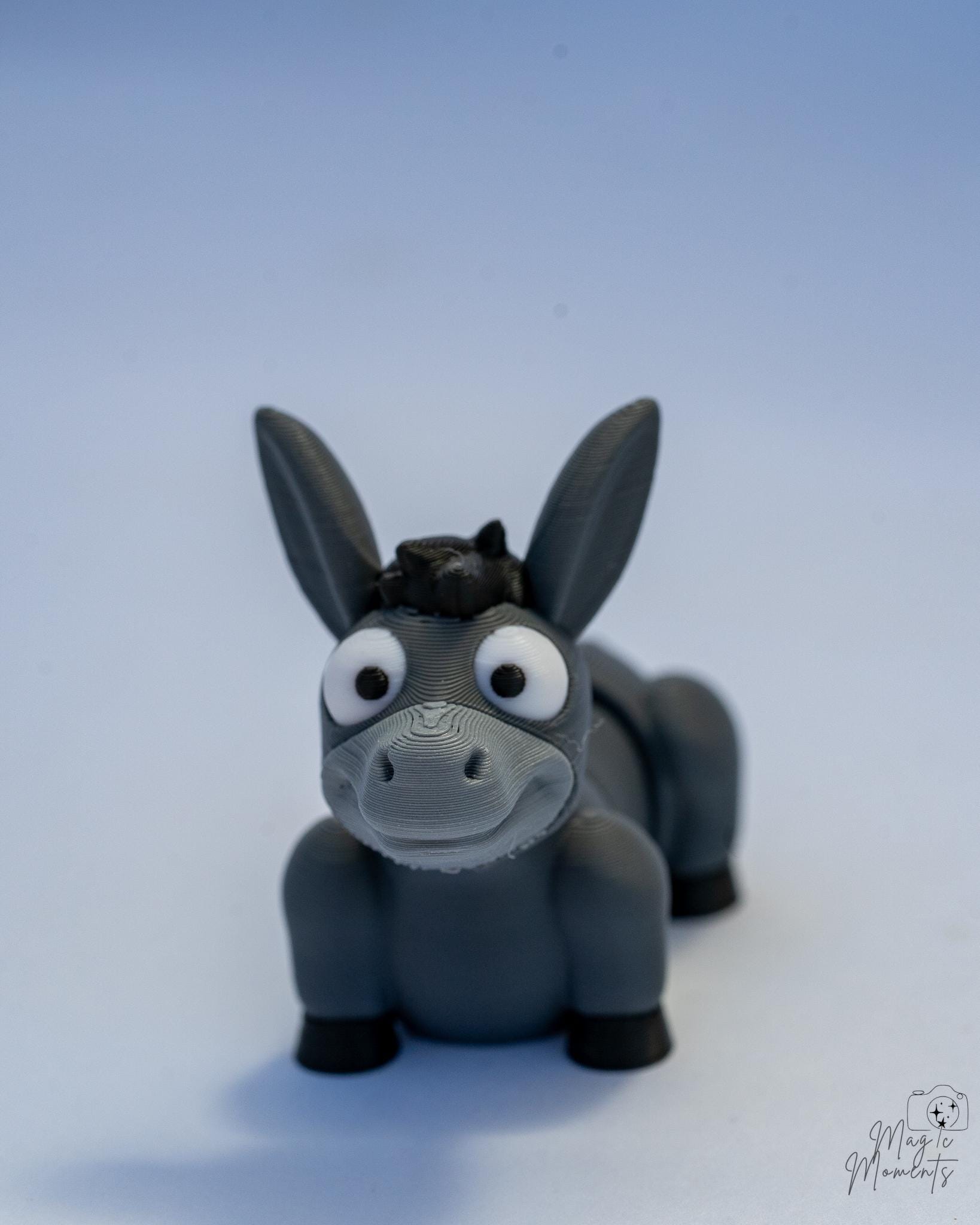 grey donkey articulated animal
