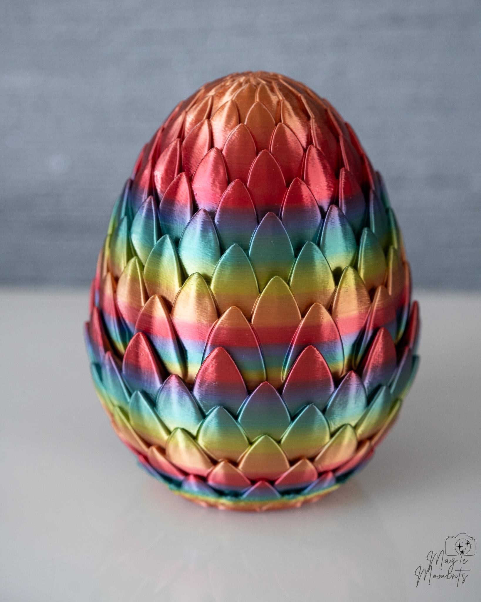 rainbow dragon egg container