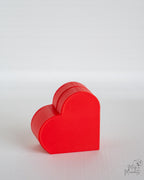Red heart photo holder decoration with minimalist style
