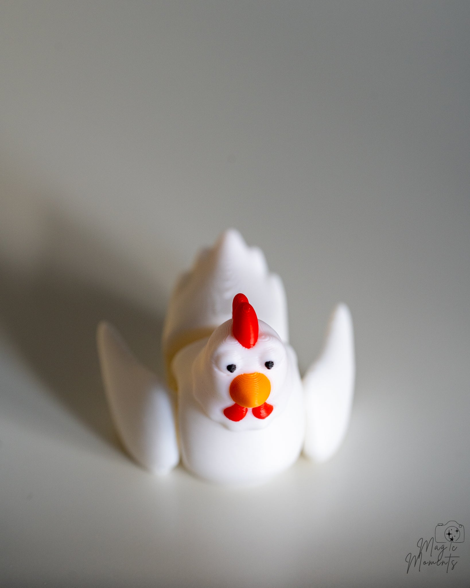 chicken figurine 3d printed farm animal decor