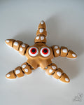 Articulated starfish with flexible segmented arms